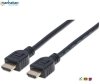 Kabel Manhattan HDMI/HDMI V2.0 M/M Ethernet 3D4K CL3, czarny, 5m